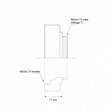 Adapter Takahashi FS-60 - M52/M42 (V-M)