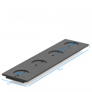 Losmandy plaat 380mm voor takahashi clamshell