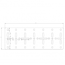 Losmandy Type zwaluwstaart - 300mm