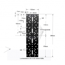 LOSMANDY PLATE - 356MM